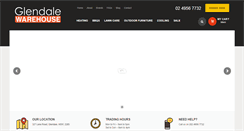 Desktop Screenshot of glendalewarehouse.com.au